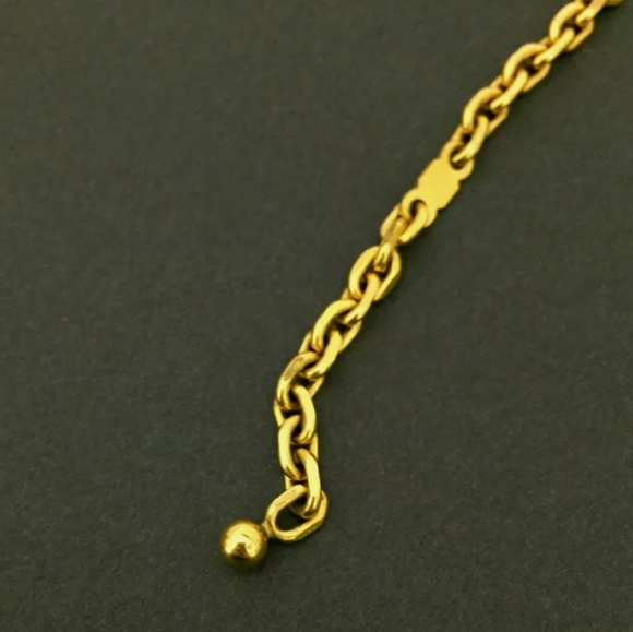 HERMES GOLDTONE GLOVES HOLDER/P1189 - Picture 10 of 11